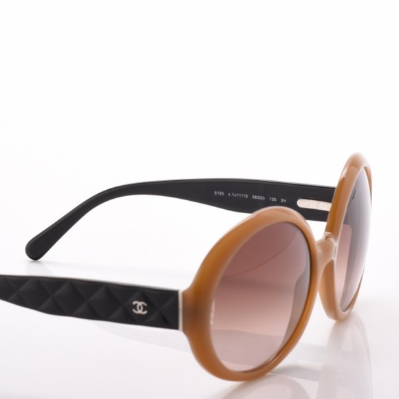 CHANEL Quilted CC Mod Sunglasses 5120 Brown - Picture 2 of 5